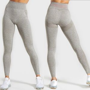 Gymshark Flex High Waisted Seamless Contour Leggings - Khaki